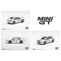PRE-ORD3R MINI GT Modeliukas 1/64 1999 Subaru Impreza WRC98 #17 Rally Monte Carlo, various