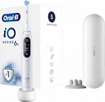 Oral-B Toothbrush iO Series 6 Rechargeable, For adults, Number of brush heads included 1, Number of teeth brushing modes 5, White IO6 WHITE | 4210201438069