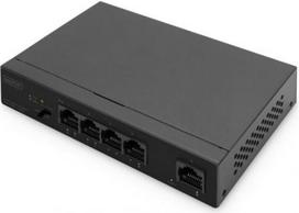 4 Port Gigabit PoE 10/100/1000Mbps (RJ-45), Unmanaged, Desktop, Ethernet LAN (RJ-45) Network Switch DN-95330-1 | 4016032484974