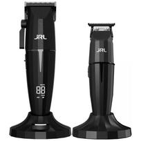 Set 2-in-1 JRL Onyx Clipper + Onyx Trimmer with Two Charging Stations juodos spalvos