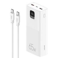 USAMS Powerbank PB68 30000mAh 65WQC3.0+PD Fast Charge + USB-C/USB-C cable 100W white ATXLOGTCT