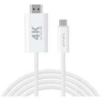 Kabelis 4smarts USB-C į HDMI 2m baltas