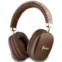 Guess „Bluetooth“ ausinės su lankeliu GUBHK1GCTCSW rudos spalvos Gcube Metallic Script Logo