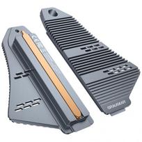 Grey Gear Heatpipe heatsink for PS5 storage expansion for M.2 NVMe SSD with integrated cover