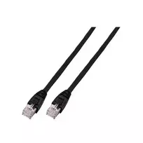 Tinklo kabelis EFB Elektronik 2m Cat6 RJ-45 U/UTP Juodas