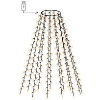 vidaXL Kalėdų eglutės girlianda, 210 LED lempučių, 210cm
