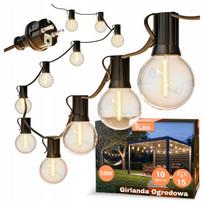 Smartled Sodo šviečianti girlianda 10M 15x LED 1W grandinė + 2x E12 lemputės dovanų