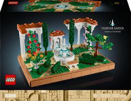 Prekė su pažeista pakuote. Konstruktorius LEGO® Icons Sodas su fontanu 10359, 1302 vnt.
