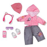 Drabužių lėlei rinkinys, su priedais Zapf Creation Baby born Cool Girl 840009, įvairių spalvų