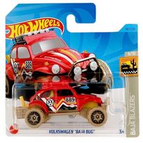 Hot Wheels Mainline Modeliukas Volkswagen Baja Bug Red Treasure Hunt TH Short Card (yra Sandėlyje)