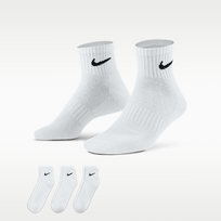 Nike Everyday Cushioned Training Ankle kojinės (3 poros) - Dydis Universalus (SX7667-100 Kojinės)