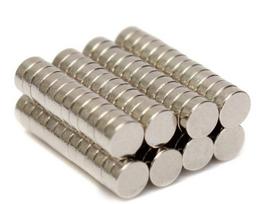 Oem Neodimio magnetas apvalus 3x1mm N38 10vnt