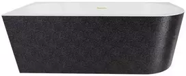 Vonia Besco Zoya Glam Graphite, 170 x 80 cm, kairinė, su auksiniais dangteliais