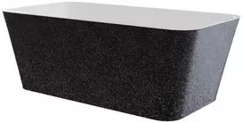 Vonia Besco Evita Glam Graphite, 160 x 80 cm, su baltais dangteliais