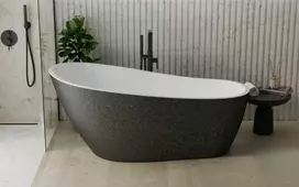 Vonia Besco Melody Glam Graphite, 150 x 80 cm, su auksiniais dangteliais