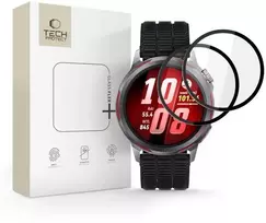 Tech-Protect Glass Flex+ 2 vnt. hibridinis stiklas, skirtas Huawei Watch GT Runner 2 - juodas