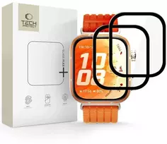 Tech-Protect Glass Flex+ 2 vnt. hibridinis stiklas, skirtas Huawei Watch Fit 5 Pro – juodas