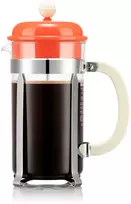 Bodum prancūziško spaudimo kavos virimo indas French press Caffettiera 1 L šviesiai oranžinis