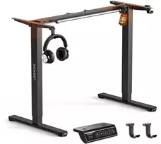 Biurko SENSE7 Elektrinio stalo rėmas Nojo Light Juoda