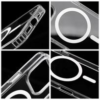 Drop Glue Spalvotas Žiedas Mag Apsauginis dangtelis suderinamas su MagSafe SAMSUNG A57 baltas