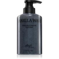 KUNDAL Objet Exfoliating & Waterfull Hand Wash skystasis rankų priežiūros muilas su šveičiamuoju efektu aromatas Vanilla Wave 380 ml