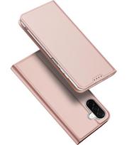 Rausvai auksinės spalvos atverčiamas dėklas Samsung Galaxy A27 5G telefonui "Dux Ducis Skin Pro"