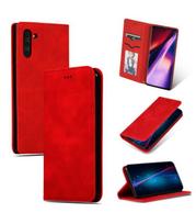 Raudonas atverčiamas dėklas Samsung Galaxy A27 5G telefonui "Business Style"