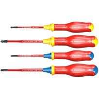 Facom ATB.J4TVEPB PROTWIST BORNEO atsuktuvų rinkinys, 4 vnt., 1000V, VDE, IEC 60901, 10kV testuoti