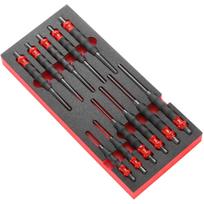 Facom MODM.CGPB, 11 vnt. perforatorių rinkinys putplasčio modulyje, suderinamas su CHRONO XL, CHRONO+, JETXL, JET+