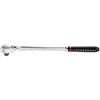 Facom KL.161PB 3/4" kriaušės galvutės reketas, 3° lankas, 72 dantys, svirtis, satino chromas, bimateriali rankena, ergonomiška