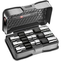 Facom STM.J9APB 1/2" šešiakampių antgalių komplektas, 9 vnt., 5-19 mm, chromuotas