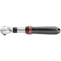Facom SXL.161PB ištraukiamas reketas, 1/2", 72 dantys, 5°, 304-437mm, satino chromas, ergonomiška rankena