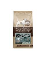 QUATTRO Begrūdis šunų maistas Qattro Small Breed Senior Su balta žuvimi 1,5 - 7 kg 1.5 kg