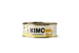 Kimo Chicken&Salmon konservai katėms su vištiena ir lašiša (70g. * 24vnt.)