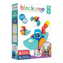 MAGNETINIAI BLOKAI CLICS BLOCKAROO 301003 TUG - PUTPLASČIO BLOKAI ŽAIDIMAMS VANDENYJE - 10 ELEMENTŲ