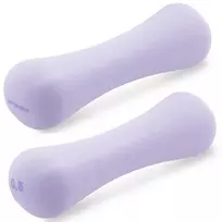 Neoprene dumbbells SPOKEY Bone 0.5 kg (2 pcs), purple