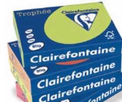Clairefontaine Trophée A3, Kopijavimo popierius, A3 (297 x 420 mm), 80 g/m², Geltona, FSC