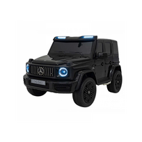 Elektrinis vaikiškas automobilis Mercedes G63 AMG XL 4×4, dvivietis, 24 V, metalinės juodos spalvos