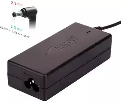 Akyga AK-ND-17 kintamosios srovės adapteris „Compaq“, „Fujitsu“, „HP“, „Toshiba“ nešiojamiesiems kompiuteriams (20V; 3.25A; 65W; 5.5mm x 2.5mm)