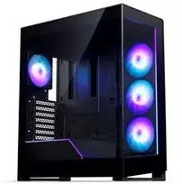 Phanteks NV5X PC Case, Mid-Tower, E-ATX, Tempered Glass, ARGB – Juodas