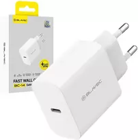 Blavec Wall charger BC-14 GaN4 – Type C – PD QC 30W 3A (TCBC14G4-CW303A) baltas