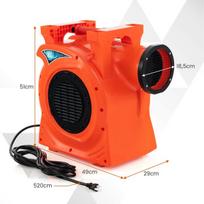 Costway Commercial 2300 W oro pūstuvas su 2 AG varikliu ir rankenos pūstuvo siurbliu elektriniu pjedestalo ventiliatoriumi