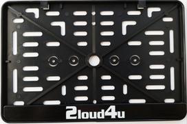 Motociklo valstybinio numerio rėmelis 2loud4u Virbantė 150 x 250 mm, 1 vnt.