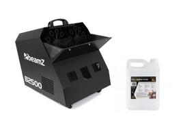 Komplektas beamZ B2500 burbuliavimo mašina + beam5 FBL5 burbulų skystis, 5L