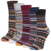 Merino vilnos kojinės Justay, 5 poros, 36-41