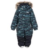 Kombinezonas berniukams Lenne Winter, juodas/žalias, 116 cm