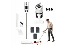 Dulkių siurblys - šluota Dulkių siurblys - šluota belaidis, Cleaner Vacuum cl, white edition + mikrofibra šluostė