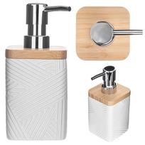 Skysto muilo dozatorius muilui 300 ml baltos vonios talpyklos siurblys