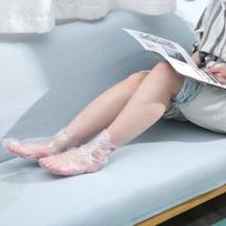 100 vnt/maišelis Skaidrūs vienkartiniai pėdų krepšiai Detox SPA užvalkalai Pedikiūras Užkirsti kelią infekcijai Pašalinti suskilusią vonios servetėlę pėdų priežiūros priemonės gray