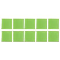 10Pcs Silicone Golf Finger Protector Tape Sports Training Golf Finger Tape Finger Band for Enhances Grip and Control žalia